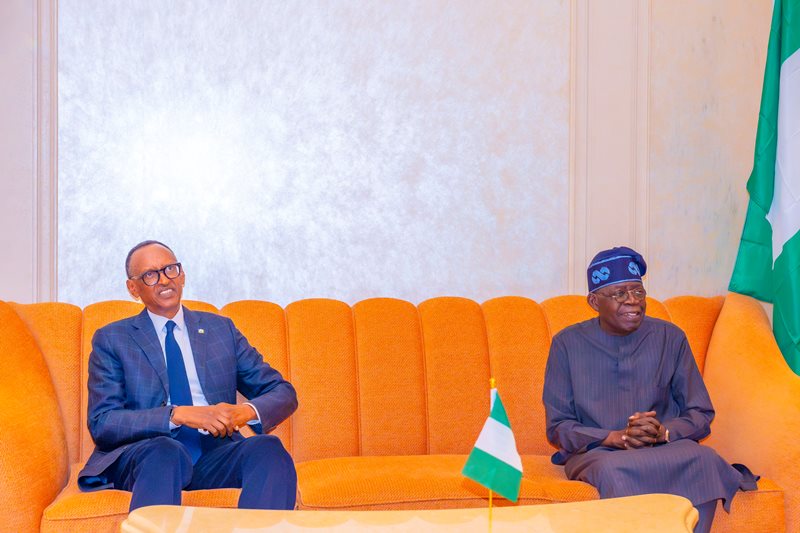 Tinubu and Kagame Discuss Africa’s Future