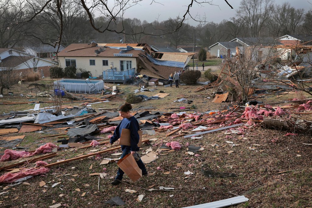 Tornadoes and Dust Storms Leave at Least 34 Dead in Southern US