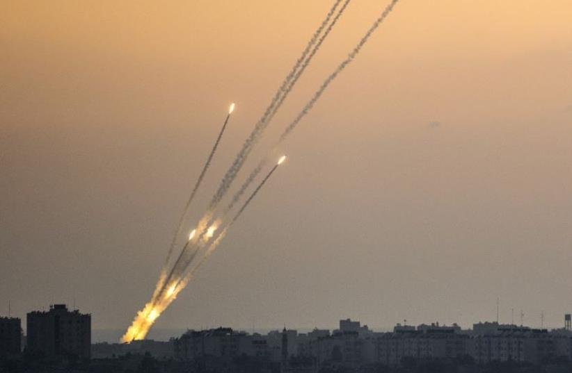 Hamas Fires Rockets at Israel in Retaliation for Gaza Airstrikes
