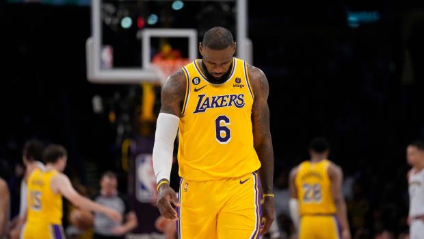 James Unsure of Future After Lakers’ Playoff Loss