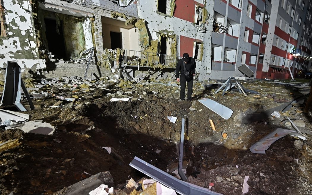 Russian Drones Strike Kharkiv Following Ukrainian Attacks on Moscow Airports