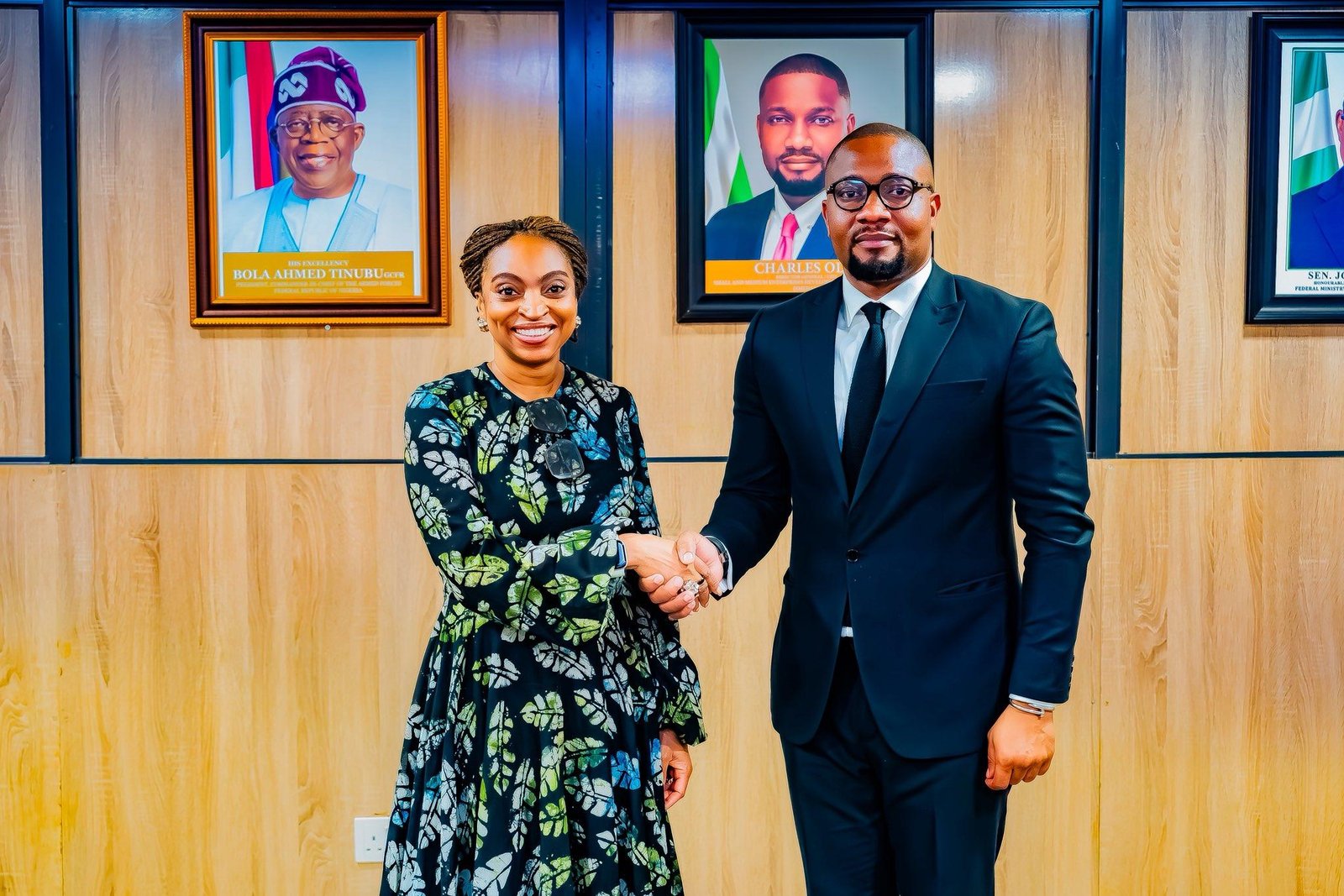 Charles Odii Hosts Minister Oduwole at SMEDAN