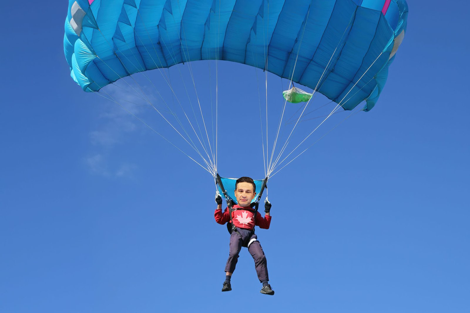 Poilievre Is Parachuting into Rural Alberta to Win Back His Seat