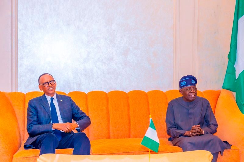 Tinubu and Kagame Discuss Africa’s Future